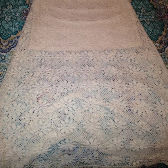 Sexy sunflower crochet summer tube maxi dress - Picture 3 of 3